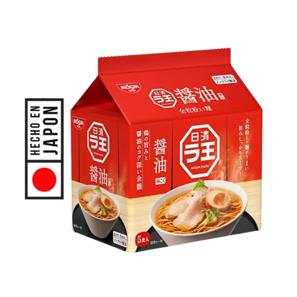 RAMEN RAOH SOYA, PRODUCTO 100% JAPONES. Caldo miso de Soya. Conocido por su SABOR CARACTERISTICO Y UNICO. Textura crujiente.