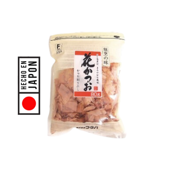 BONITO SECO HANAKATSUO 80GR. 100% JAPONES. Joya culinaria. Cada trozo libera un aroma y sabor excepcionales. auténtico toque de sabor japonés