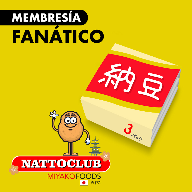 NATTO FANÁTICO MIX DE 10 PACK: Descubre la tradición y la exquisitez de este superalimento japonés a través de nuestra membresía especial que te brinda 10 Nattos para el mes.