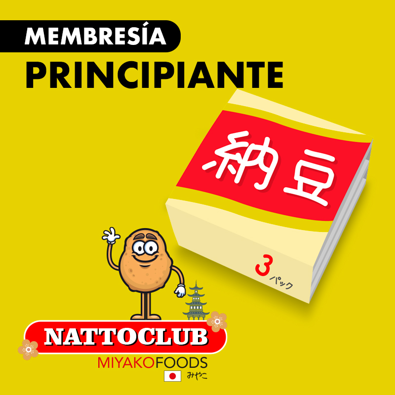 NATTO PRINCIPIANTE MIX DE 4 PACK: Descubre la tradición y la exquisitez de este superalimento japonés a través de nuestra membresía especial que te brinda 4 Nattos. Para el mes.